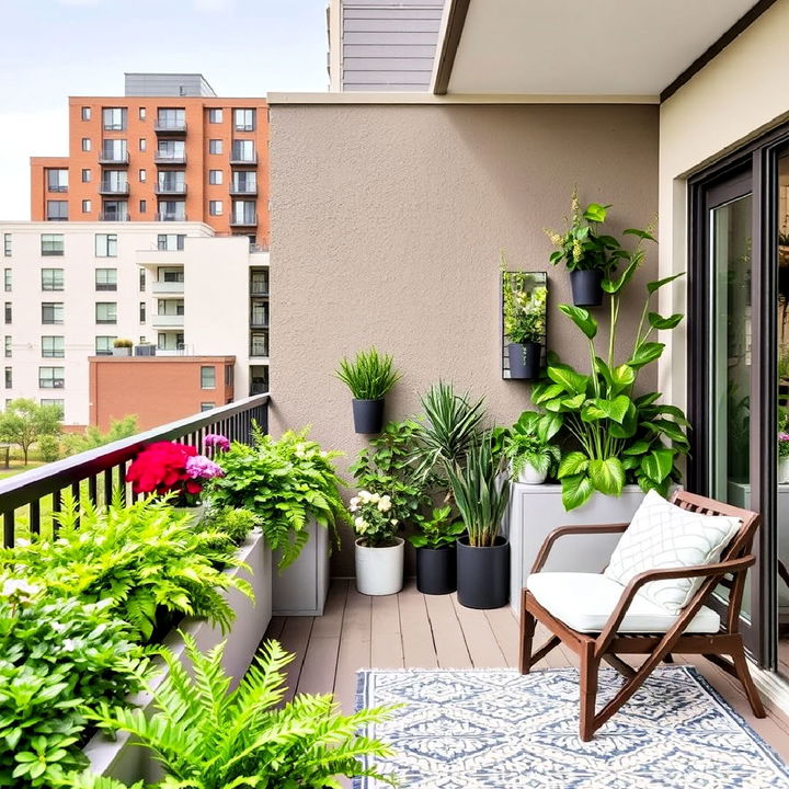 built in planters for bedroom balcony