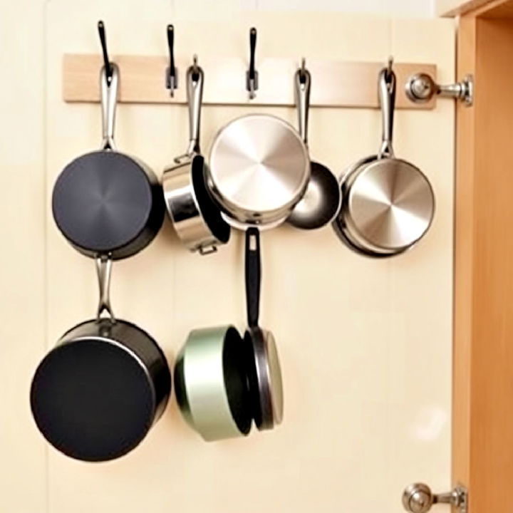 cabinet door hooks for smaller pots