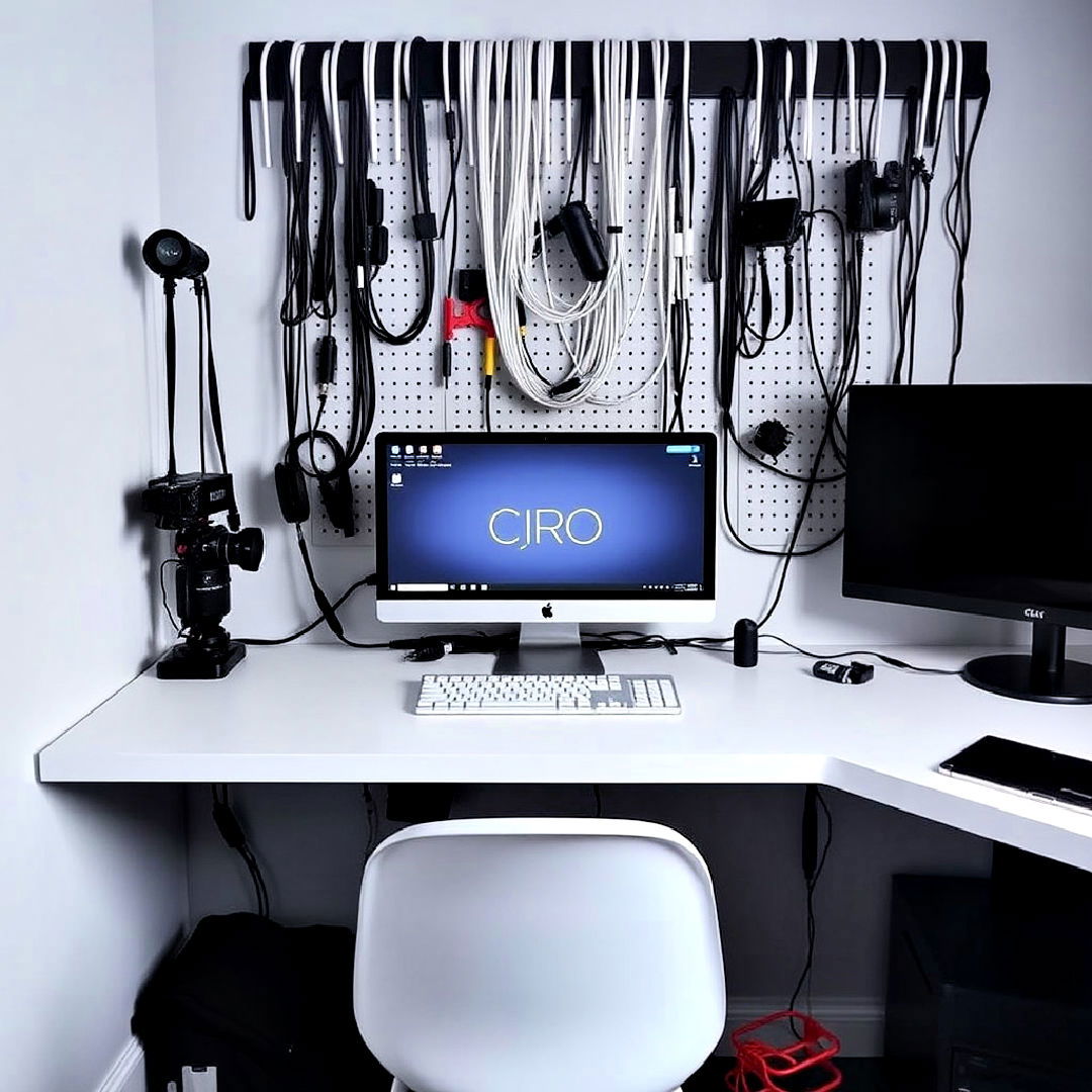 cable management to keep your space clean