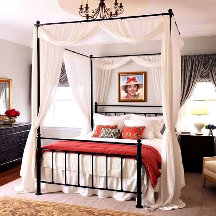 canopy bed for a dramatic luxe feel