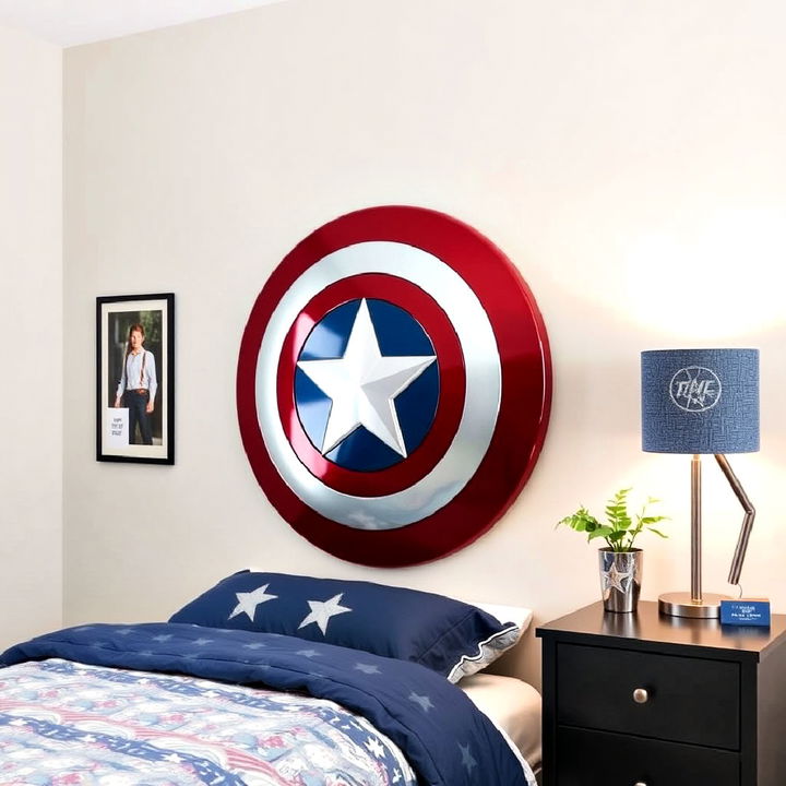 captain america shield wall decor