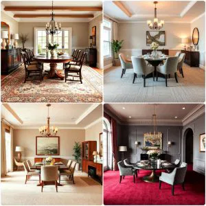 carpeted dining room ideas