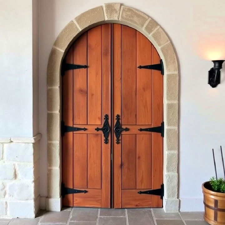 castle inspired interior room door