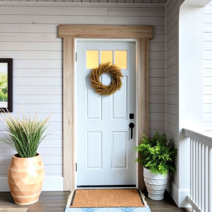 casual coastal vibe shiplap trim