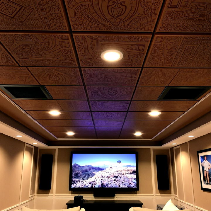 ceiling tiles with built in speakers