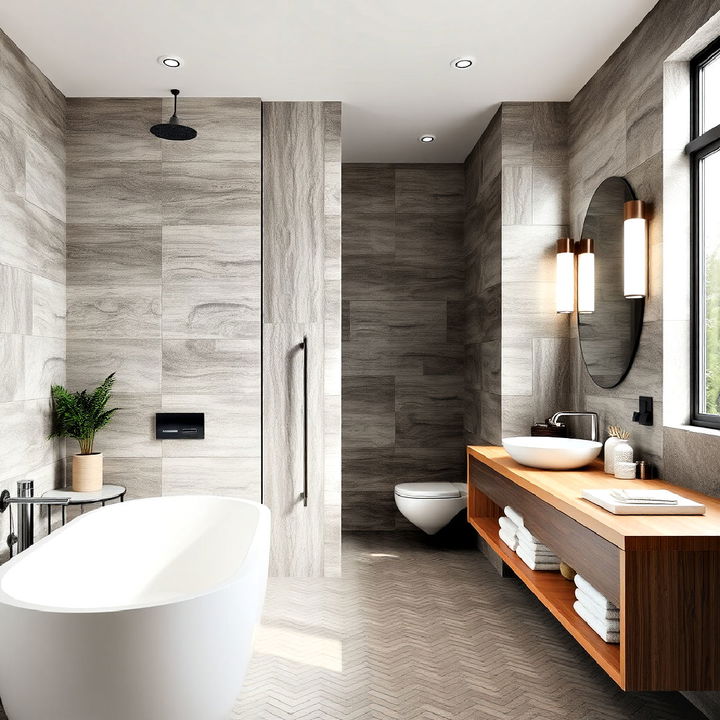 ceramic tiles bathroom paneling