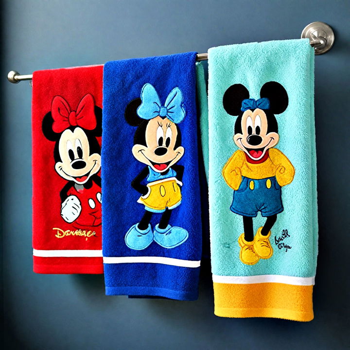 character themed towel sets