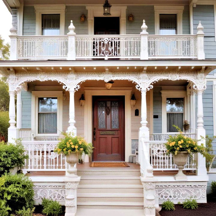 charming victorian style deck