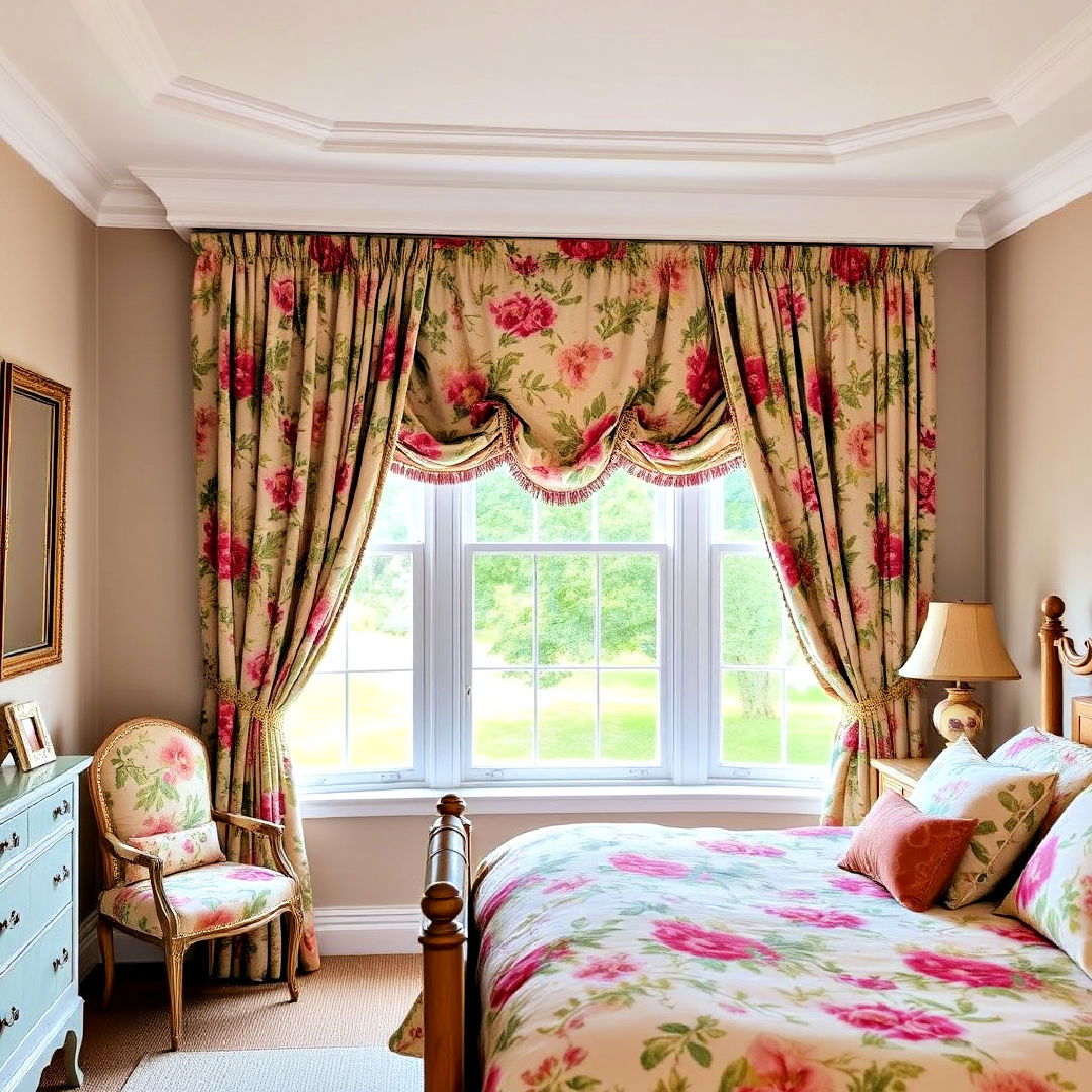 chintz curtains for a classic fabric statement