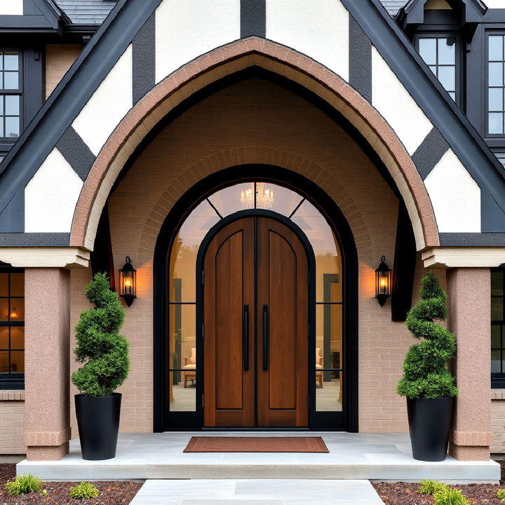 classic arched doorway for a welcoming entrance