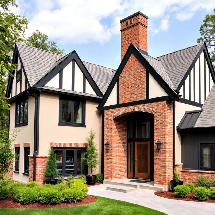 classic brick chimneys for timeless appeal