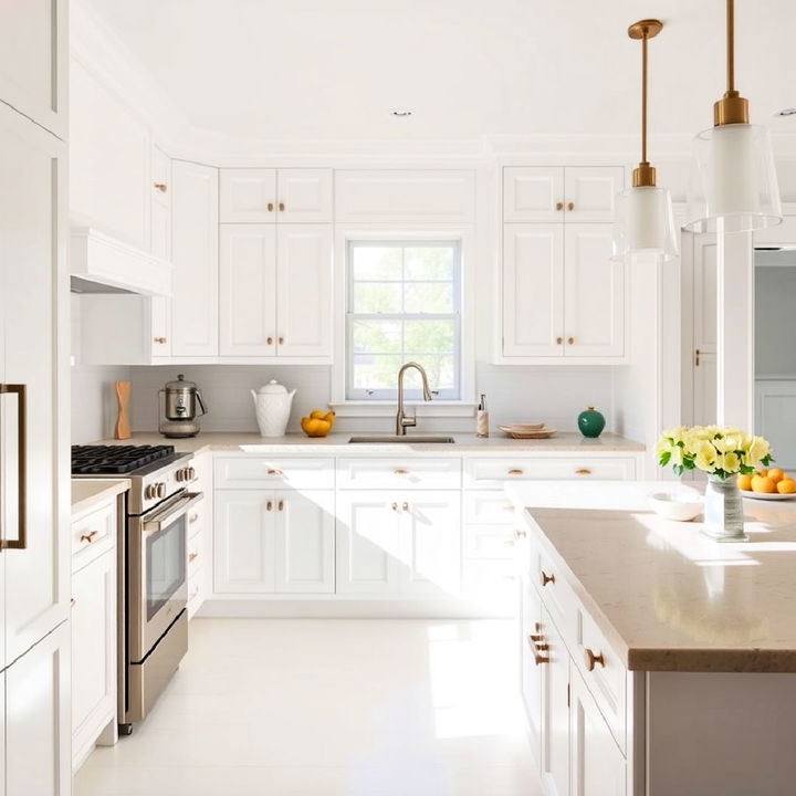 classic white cabinets for timeless elegance