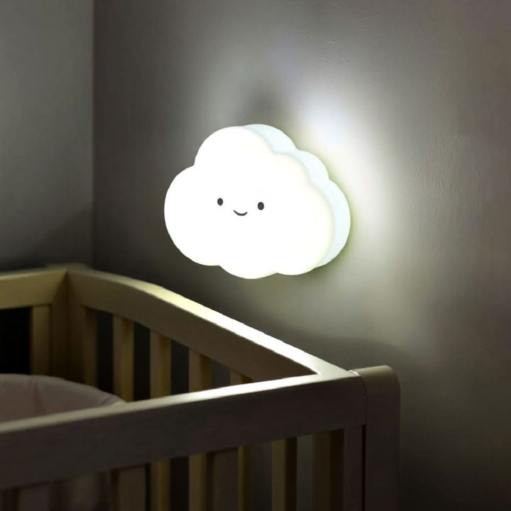 cloud shaped nightlight for a soft glow