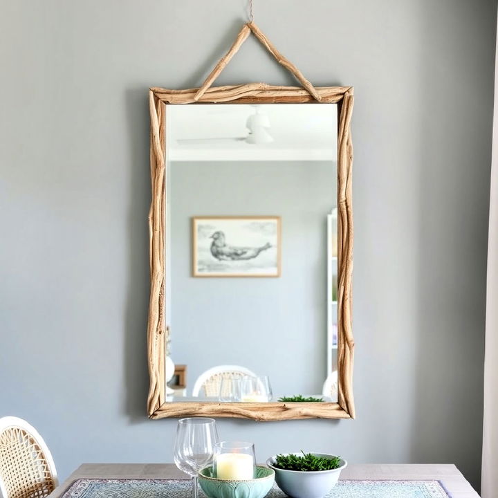 coastal inspired mirror design