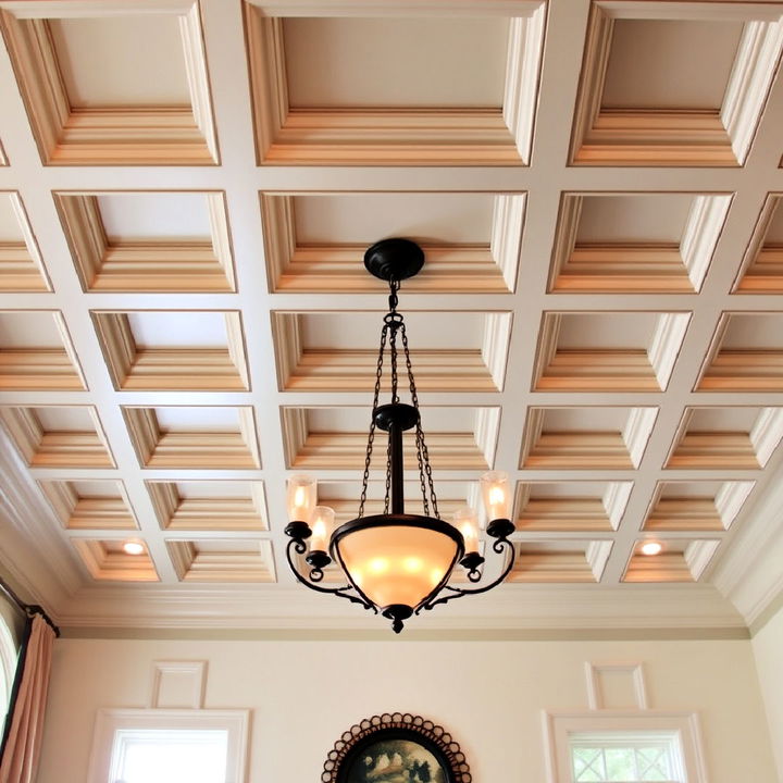 coffered ceiling trim