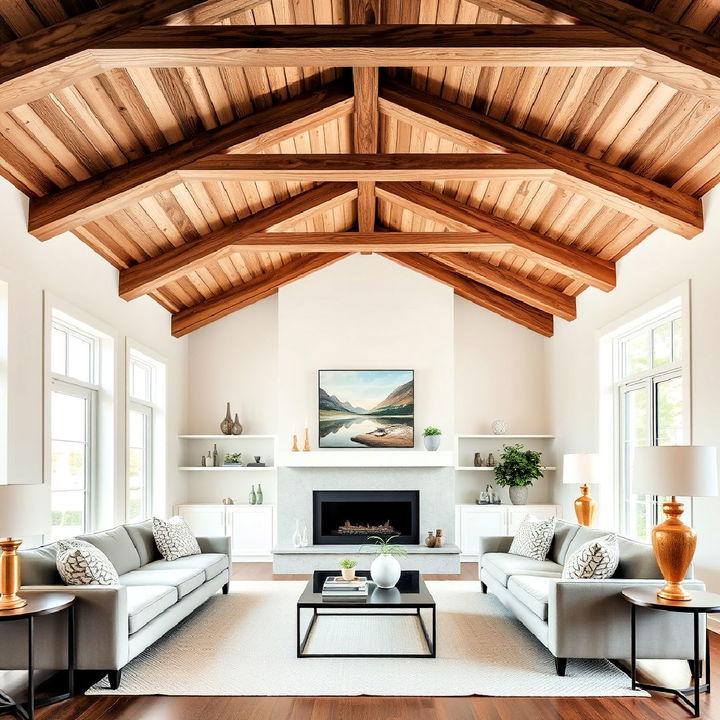 cohesive chevron pattern beams