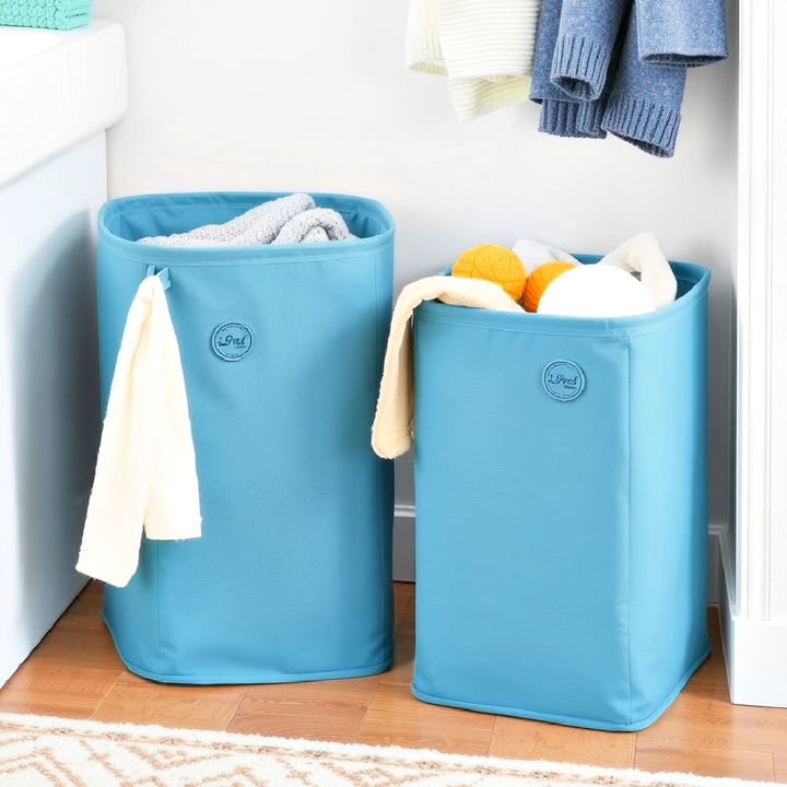 collapsible hampers for small laundry spaces