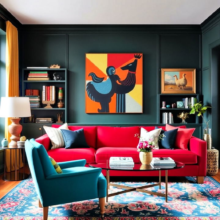 colorful furniture living room