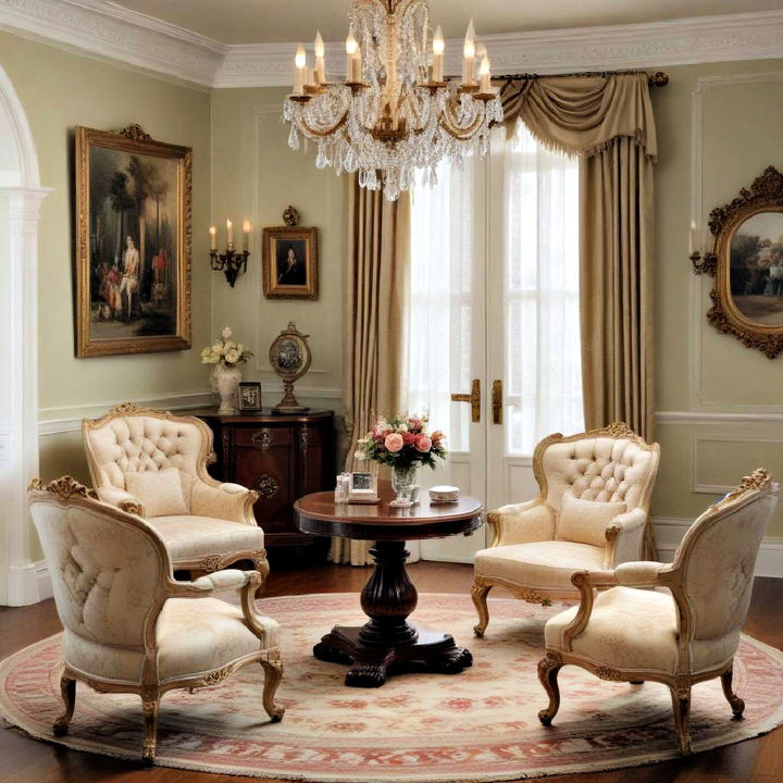 comfortable and luxurious parlor chairs