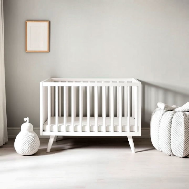 compact crib for a minimalist nursery