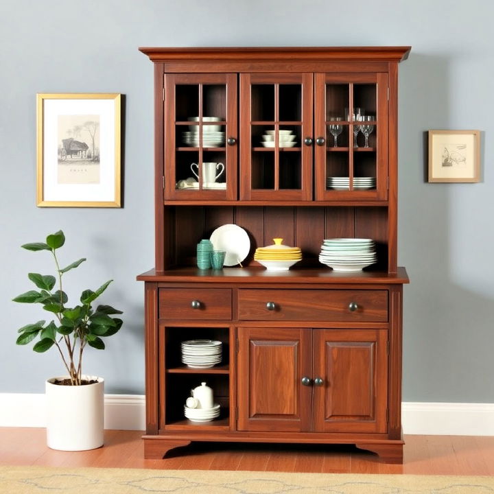 compact dining hutch