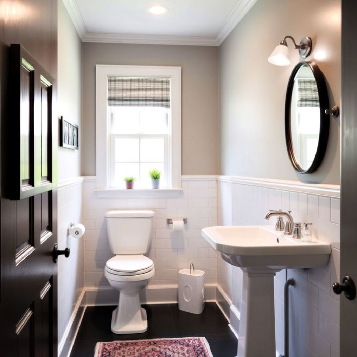 compact fixtures bathroom to save space