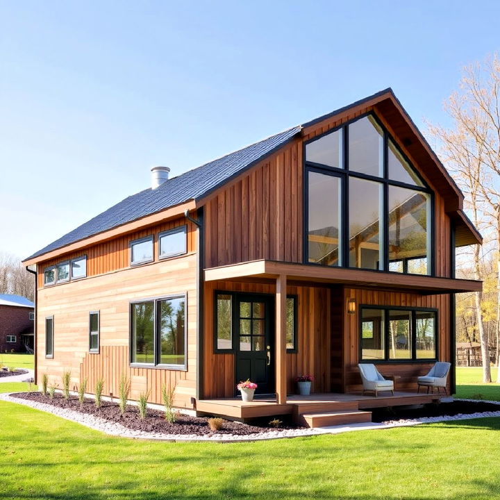 contemporary barn tiny house