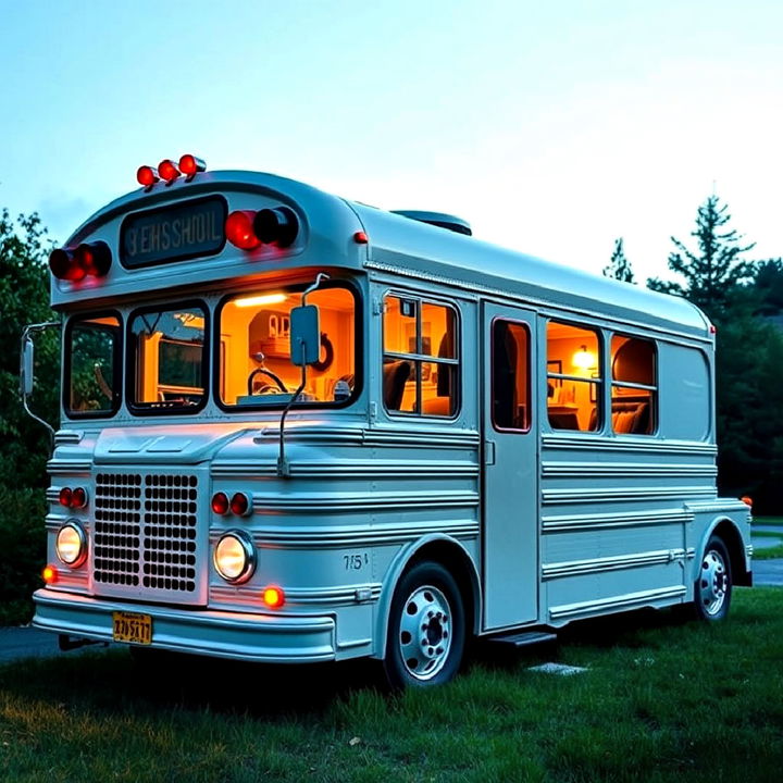 converted school bus tiny house