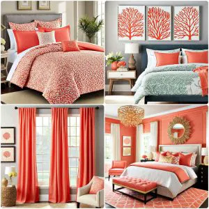 coral bedroom ideas