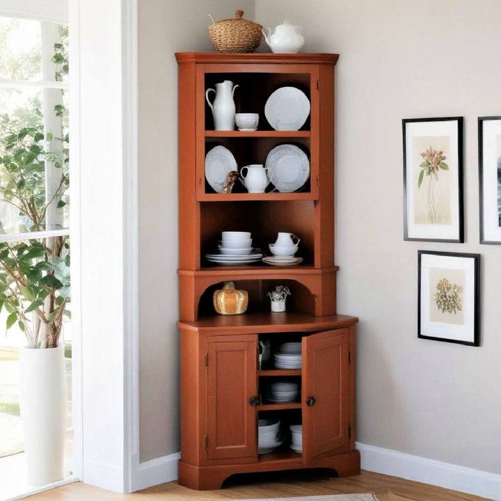 corner dining hutch