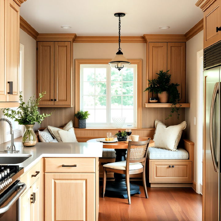 cozy and intimate kitchen nook