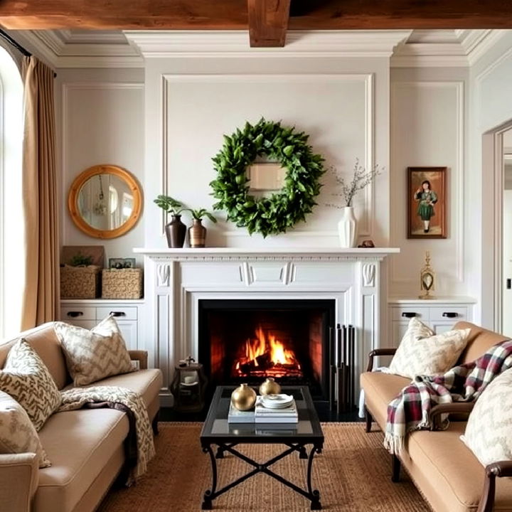 cozy fireplaces french interior design