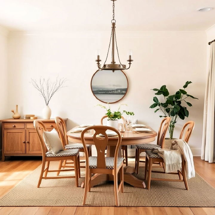 cream dining room walls for an inviting feel