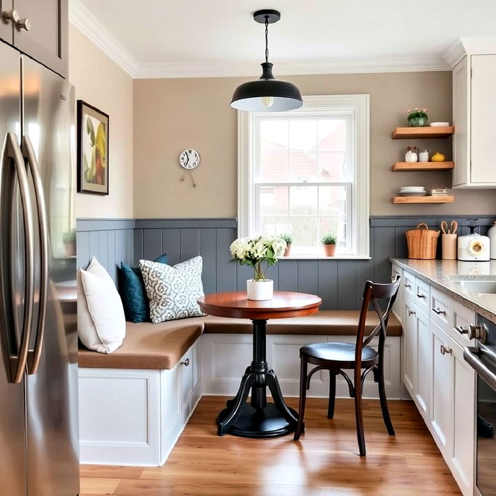 create a cozy breakfast nook