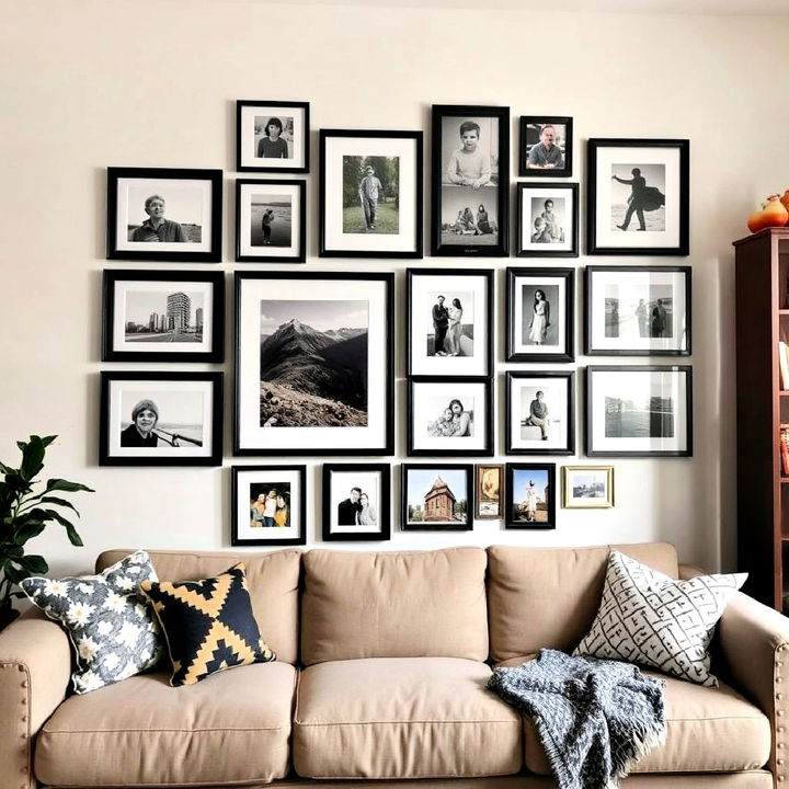 create a photographic gallery wall