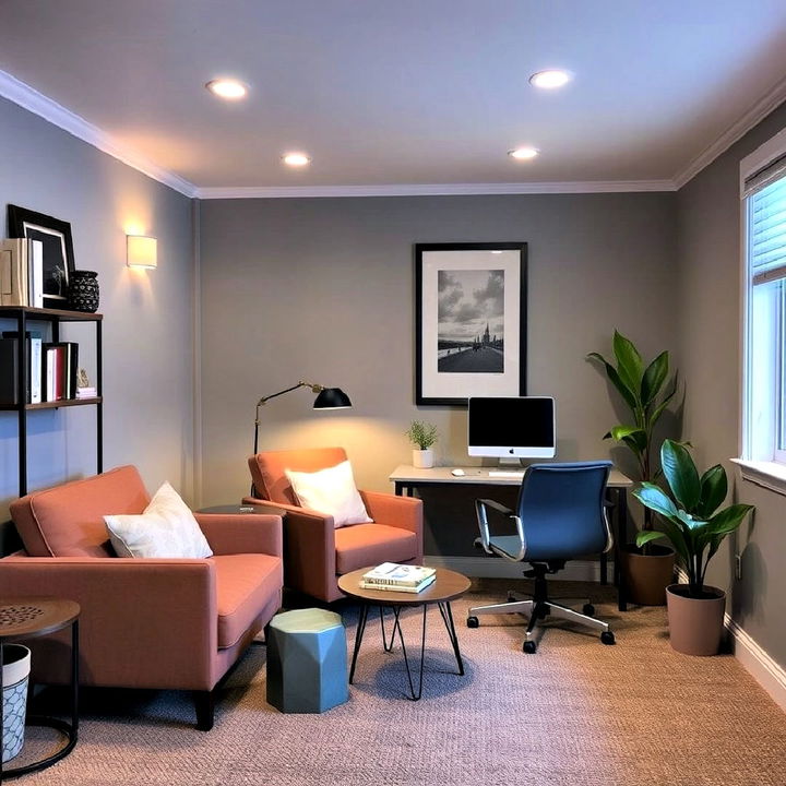 creating a tech free zone basement office