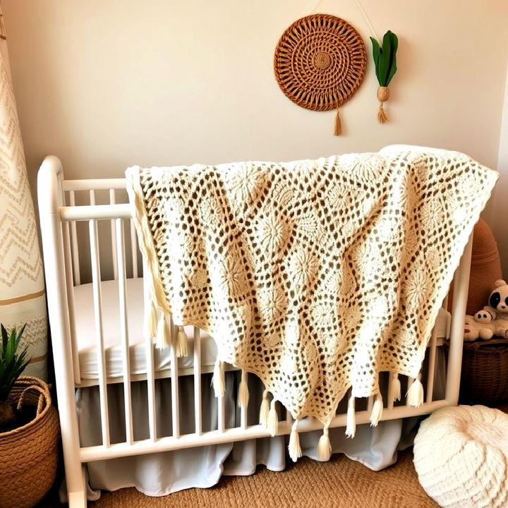 crochet nursery blanket for cozy comfort