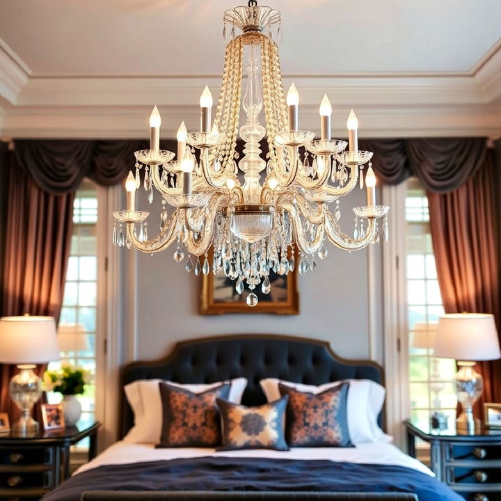 crystal chandelier for blair waldorf bedroom