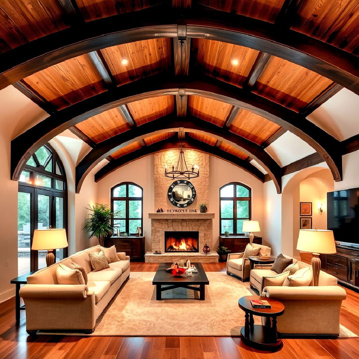 curved beams for a unique look