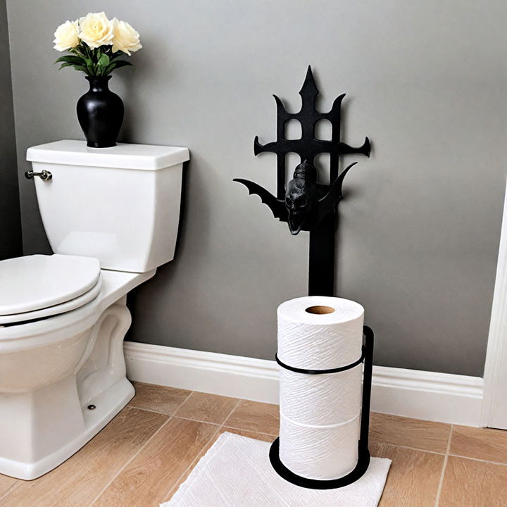 dark mark inspired toilet paper holder