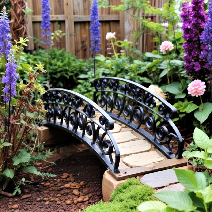 decorative footpath bridge