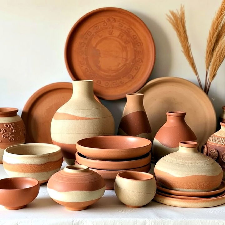 decorative handcrafted pottery