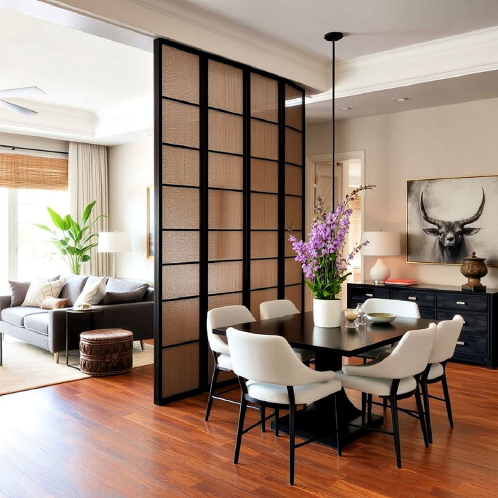 decorative partition for living and dining room