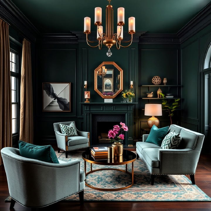 deep moody parlor room