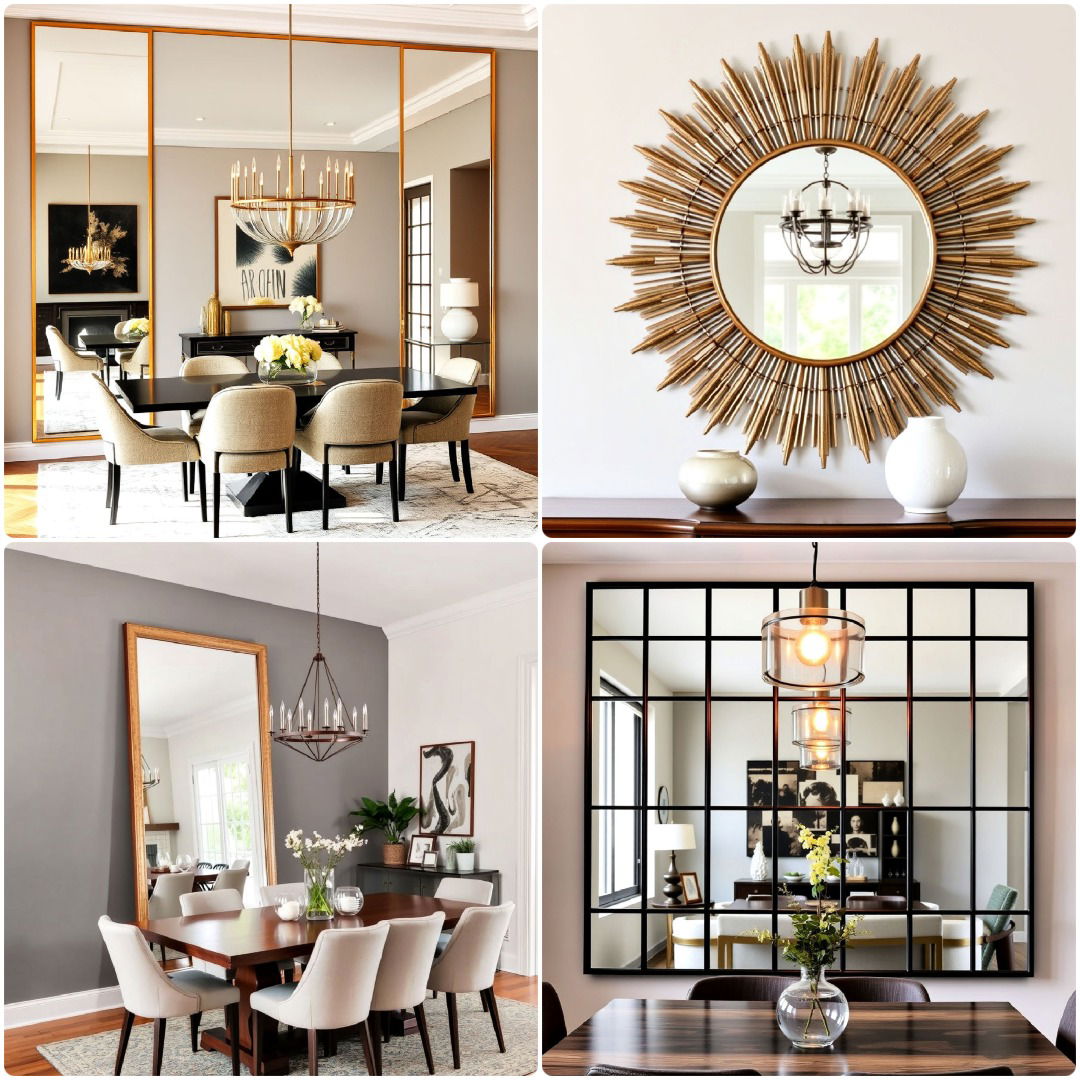 25 Dining Room Mirror Ideas To Reflect Style and Light