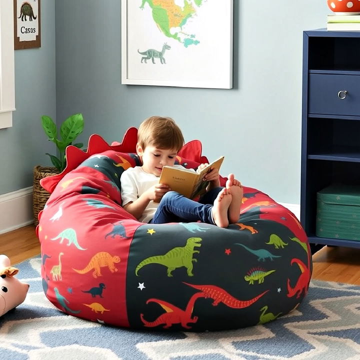 dinosaur bean bag chair for kids room