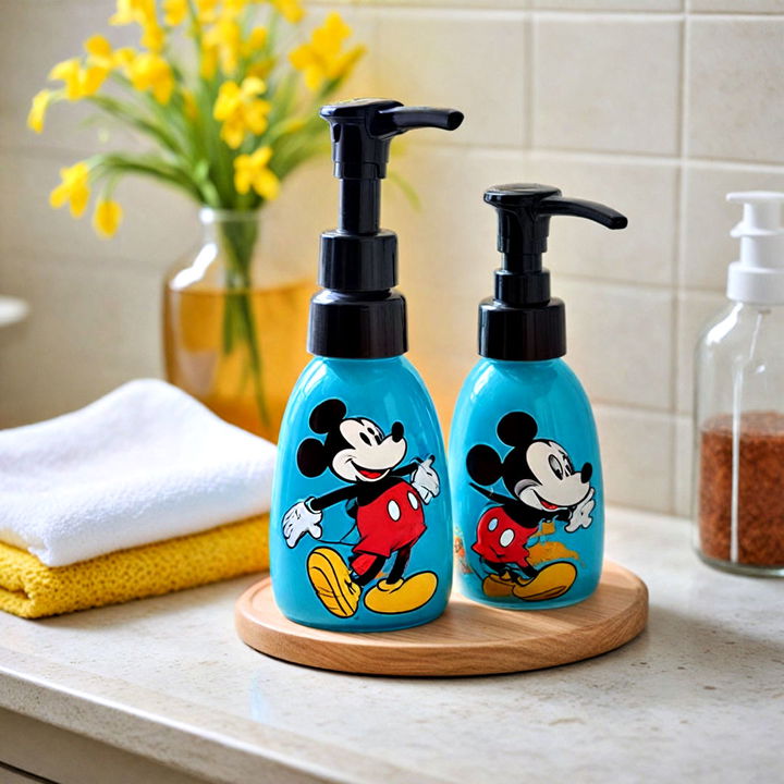 disney themed soap dispenser