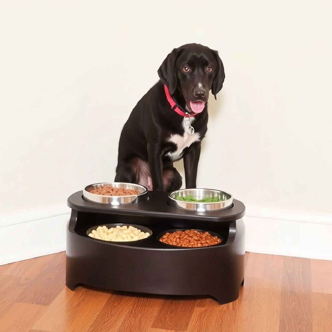 dough bowl pet food station