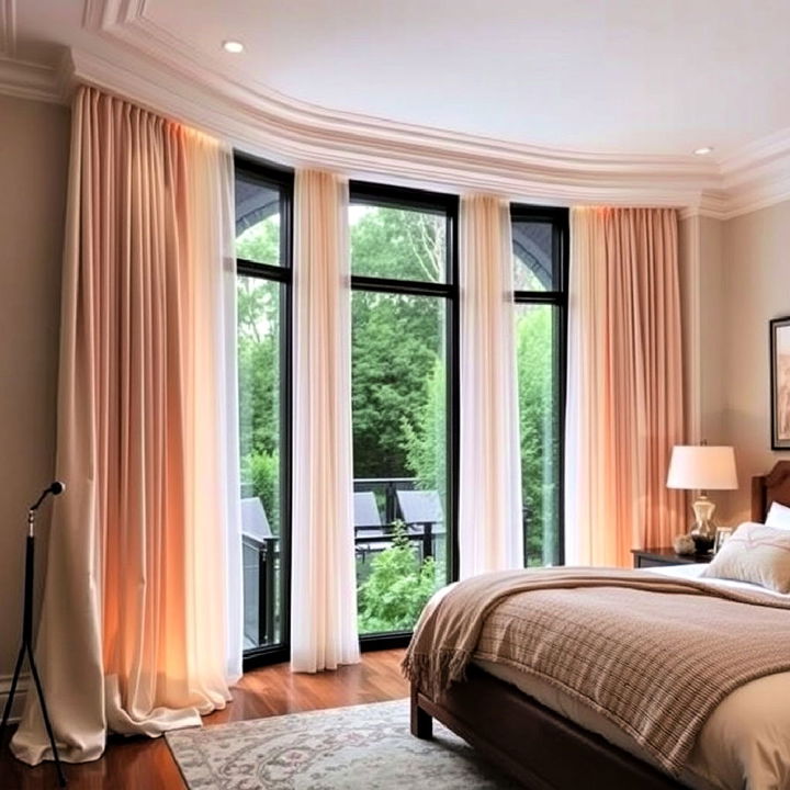 dreamy floor to ceiling bedroom curtains