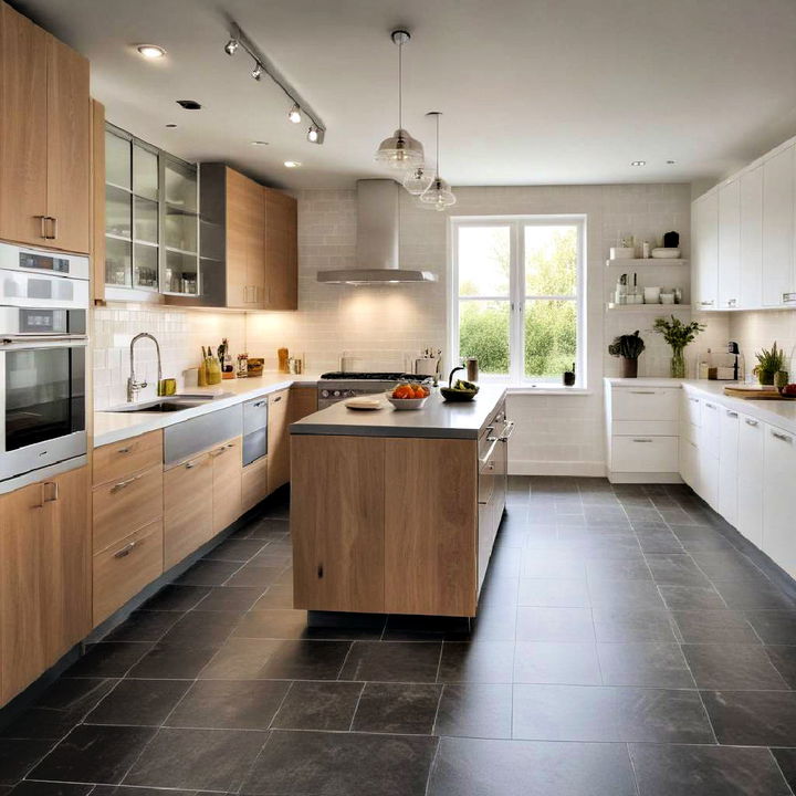 durable and stylish kitchen tile flooring